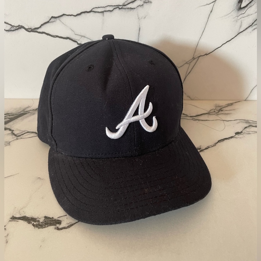 Fitted Atlanta Braves Hat 7 3/8 New Era 59Fifty MLB